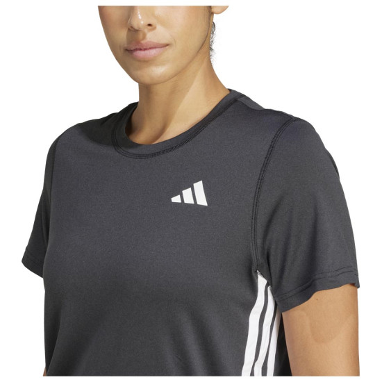 Adidas Γυναικεία κοντομάνικη μπλούζα Train-Essentials 3-Stripes Workout Tee Adidas Γυναικεία κοντομάνικη μπλούζα Train-Essentials 3-Stripes Workout Tee